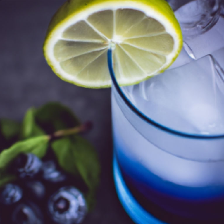 Electric Blueberry Lemonade Spritz