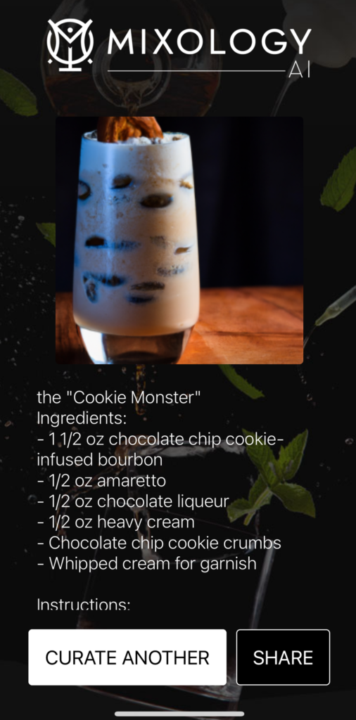Cookie Monster Cocktail Recipe