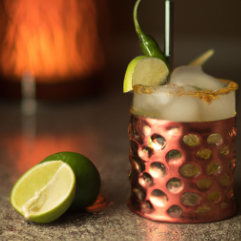 Spicy Mexican Mule cocktail