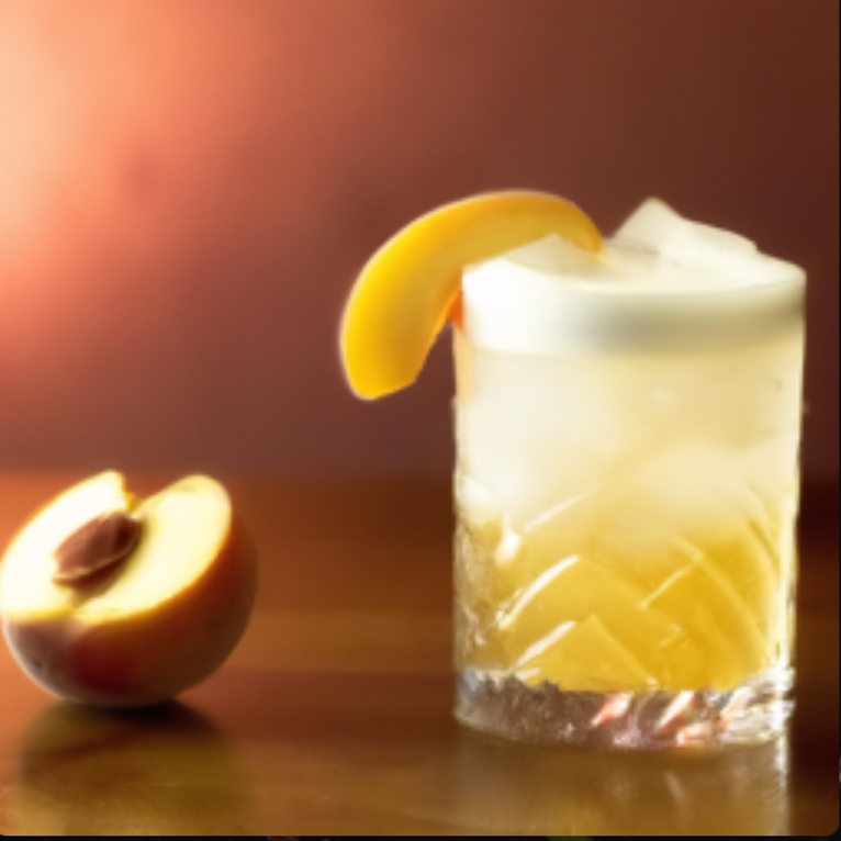 Georgia Peach Fizz cocktail