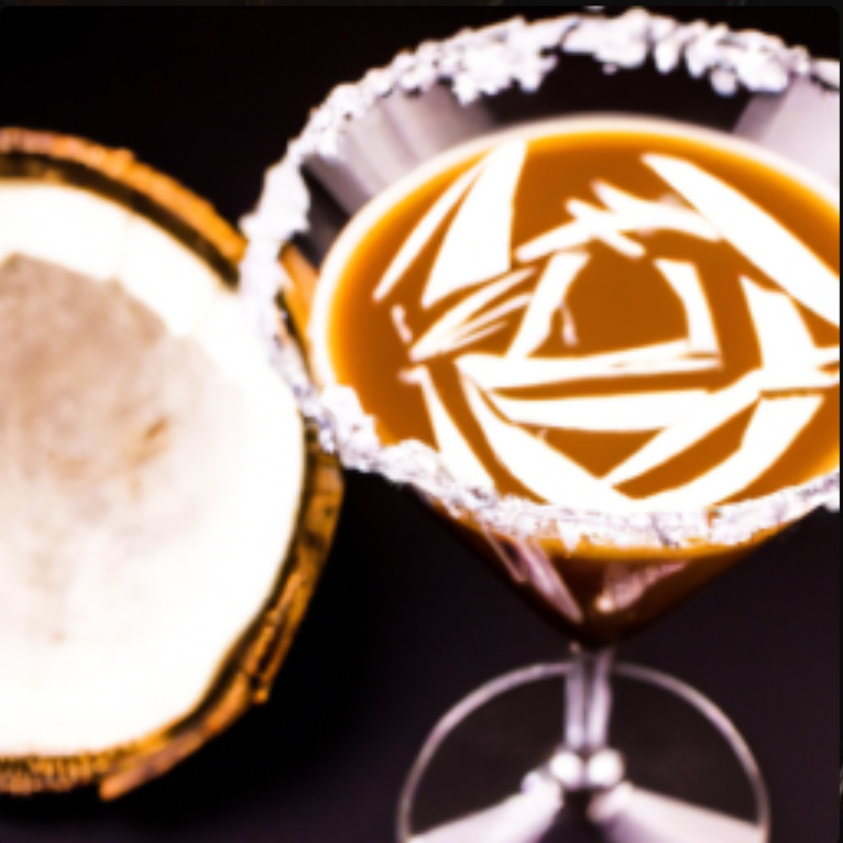 Almond Joy Martini cocktail