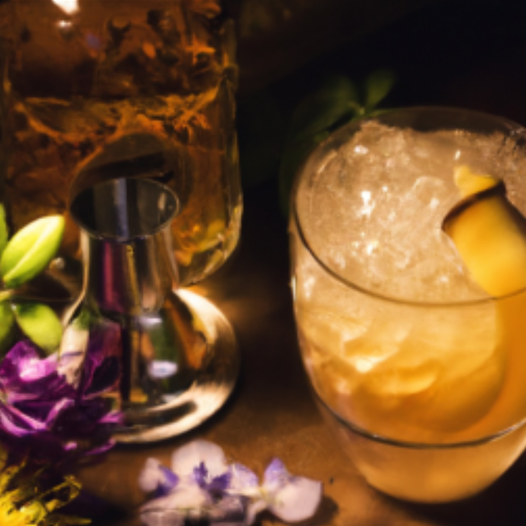 Oolong Blossom Bliss - A cocktail that has Oolong tea infused gin