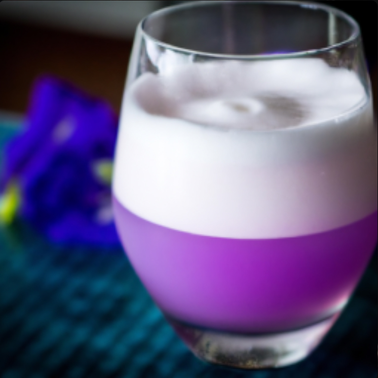 Purple Haze Butterfly cocktail