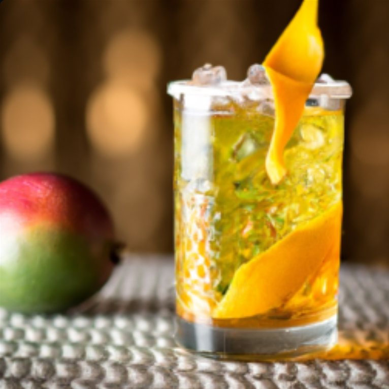 Spicy Mango Caipirinha