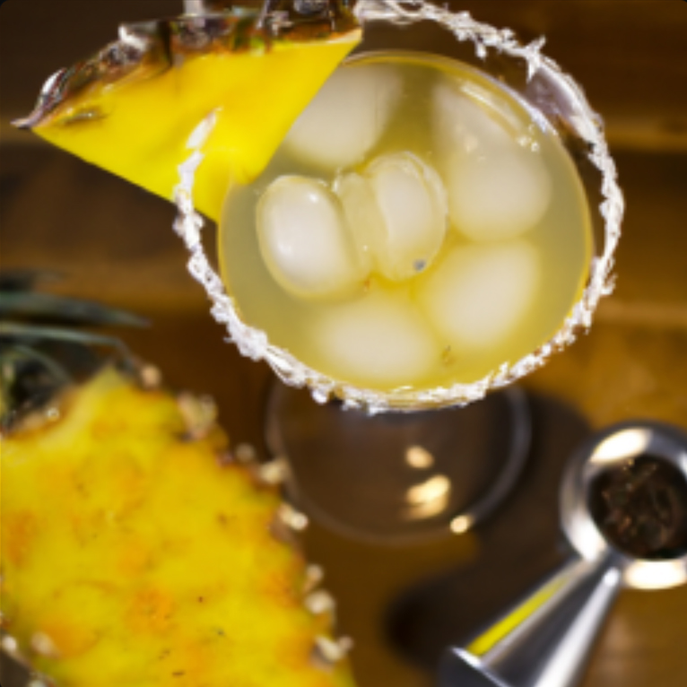 Spicy Pineapple Margarita cocktail
