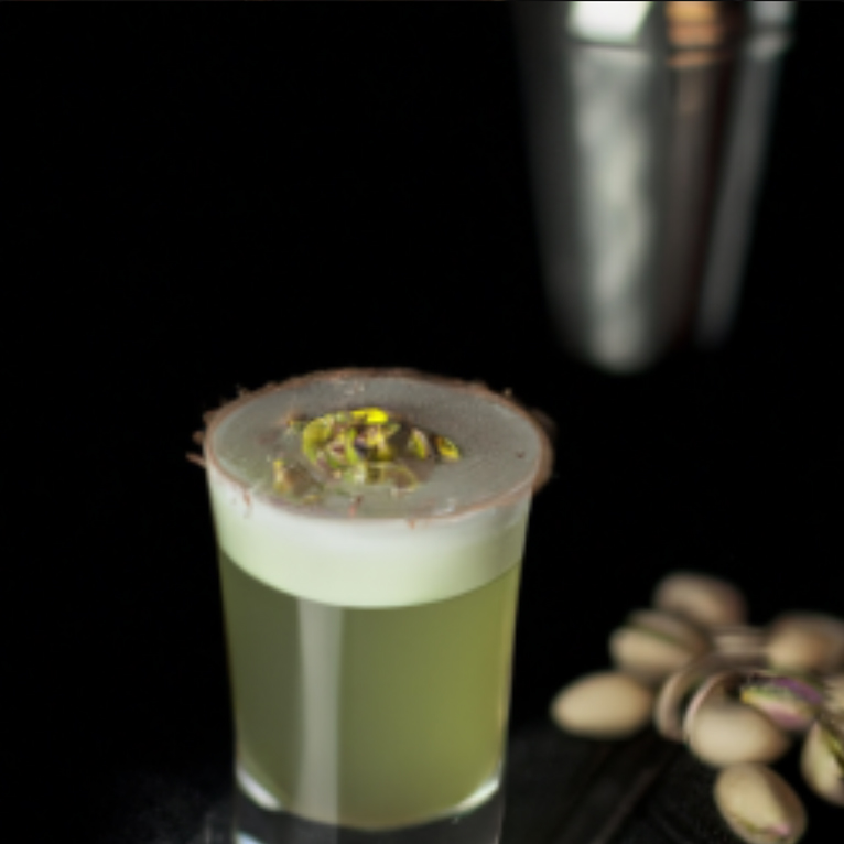 Pistachio Cloud cocktail