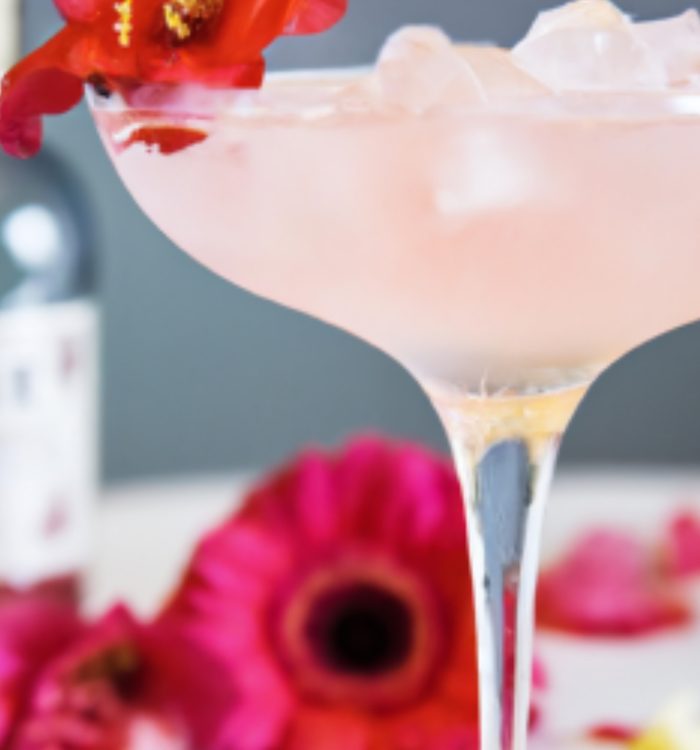 Frosted Blossom Martini