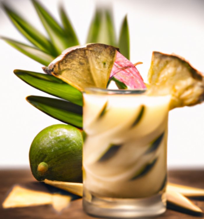 The Island Breeze mixes dark rum, pineapple juice, and coke for a tropical escape in a glass. Get the recipe now on Mixology AI.