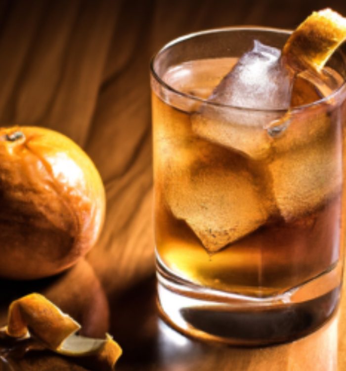 Smoky Bourbon Maple Old Fashioned